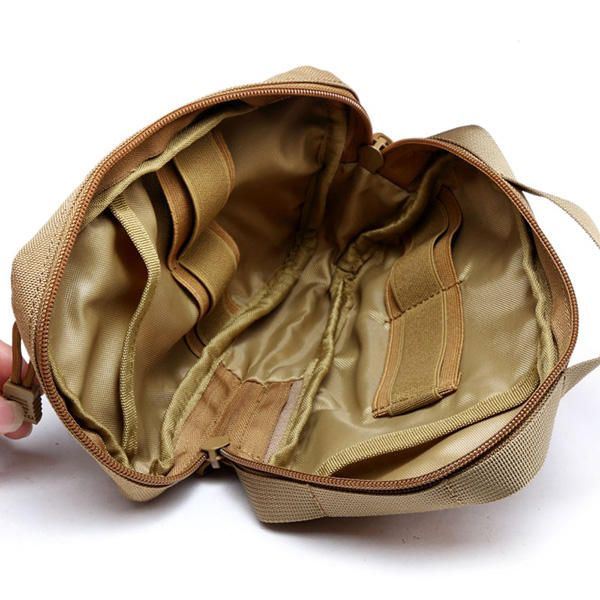 Miesten Nylon Vedenpitävä Kevyt Toiminnallinen Ulkoilu Puhelimen Laukku Toolkit Clutch Laukut