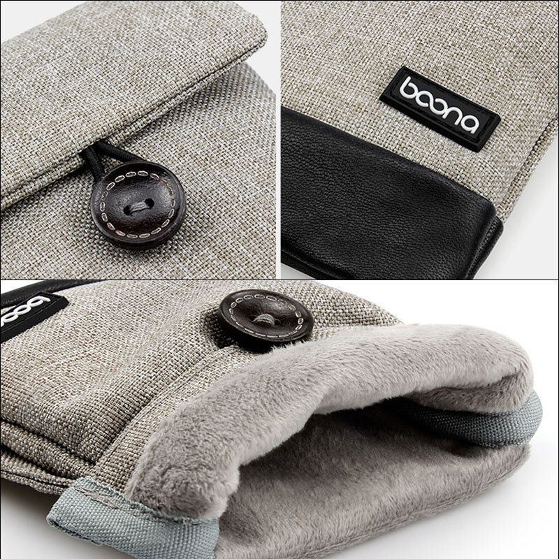 Miesten Unisex Oxford Pu Nahka Kannettava Pölytiivis Vedenpitävä Mobile Power Headset Laukku Puhelin Power Bank Säilytyslaukku Kytkinlaukut