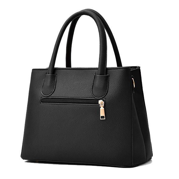 2 Päätaskua Naisten Pu-nahkainen Rento Käsilaukku Crossbody Laukku