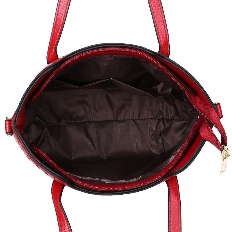 3kpl/setti Naisten Nahkalaukku Käsilaukku Olkalaukku Crossbody Bag