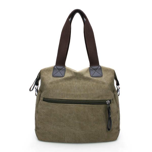 Miehet Naiset Tyyny Vintage Canvas Laukku Olkalaukku Olkalaukku