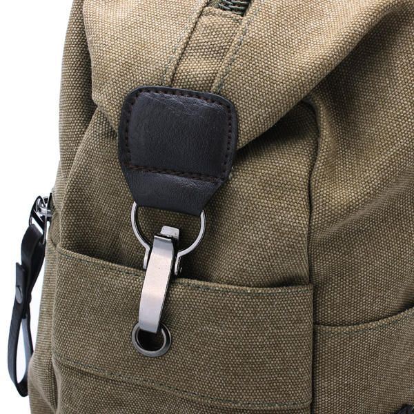 Miehet Naiset Tyyny Vintage Canvas Laukku Olkalaukku Olkalaukku