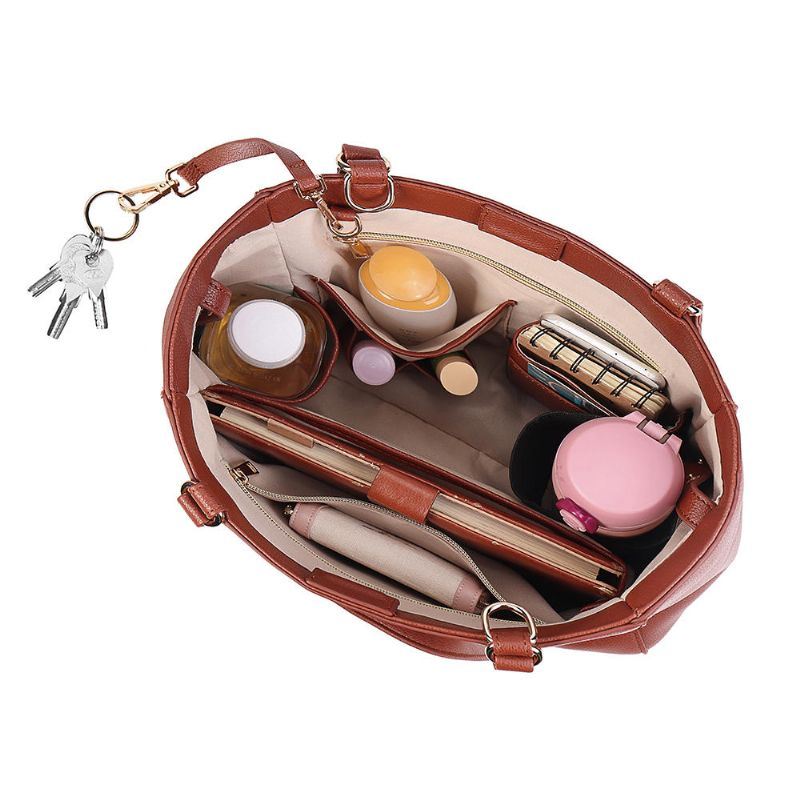 Miesten Brenice Naisten Alushousu Muti-pocket Käsilaukku Solid Ostoksille Olkalaukku Crossbody Laukku