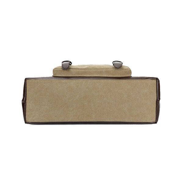 Miesten Canvas Casual Olkalaukku Käsilaukku Matkalaukku