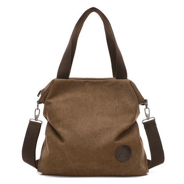 Miesten Naisten Kangas Olkalaukut Vintage Tote Käsilaukut Kapasiteetti Ostokset Crossbody Laukut