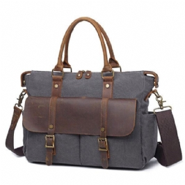 Miesten Ulkoilumatkalaukku Vintage Crossbody -olkalaukku Canvas-designerlaukku