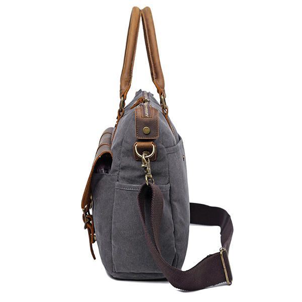 Miesten Ulkoilumatkalaukku Vintage Crossbody -olkalaukku Canvas-designerlaukku