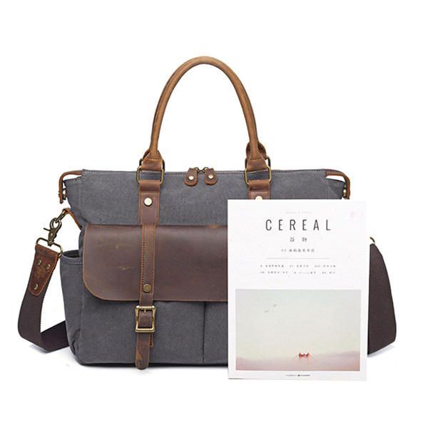 Miesten Ulkoilumatkalaukku Vintage Crossbody -olkalaukku Canvas-designerlaukku
