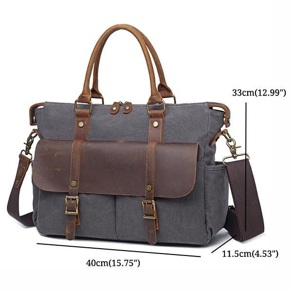 Miesten Ulkoilumatkalaukku Vintage Crossbody -olkalaukku Canvas-designerlaukku
