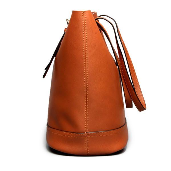 Naisten Aitoa Nahkaa Käsilaukku Huippuluokan Kangaskassi Bucket Bag