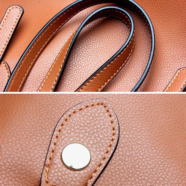 Naisten Aitoa Nahkaa Käsilaukku Huippuluokan Kangaskassi Bucket Bag