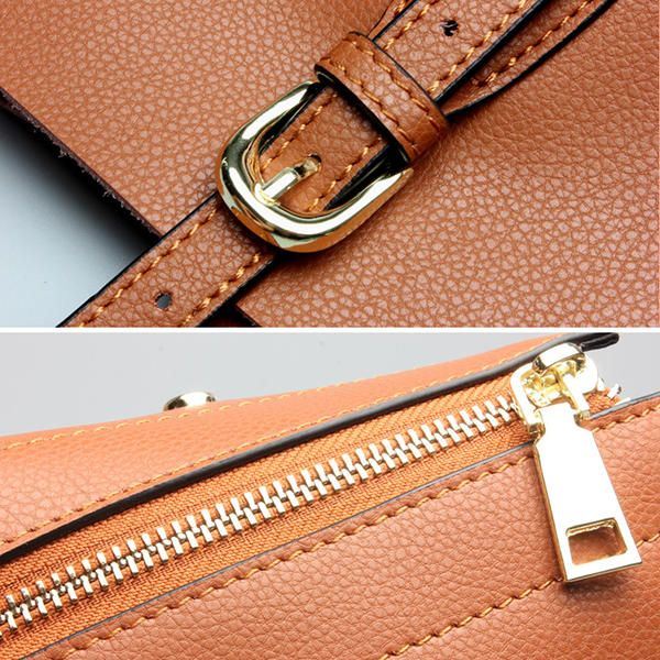 Naisten Aitoa Nahkaa Käsilaukku Huippuluokan Kangaskassi Bucket Bag
