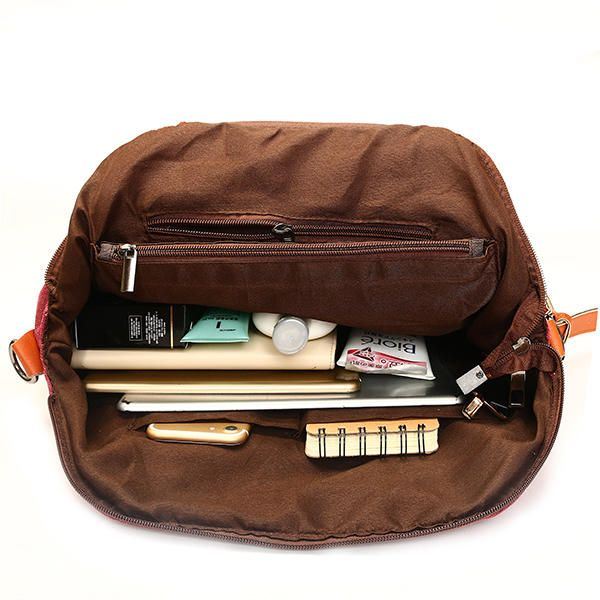 Naisten Canvas Casual Vintage Suuri Kapasiteetti Canvas Käsilaukku Olkalaukku Crossbody Laukut