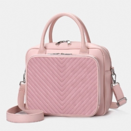 Naisten Design-raidallinen Kannettavan Tietokoneen Laukku Crossbody Bag -käsilaukku