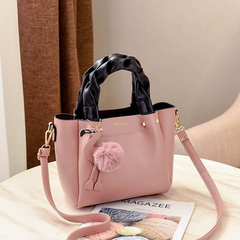 Naisten Muoti Käsilaukku Crossbody Laukku Olkalaukku Flamingo Pendant Toe