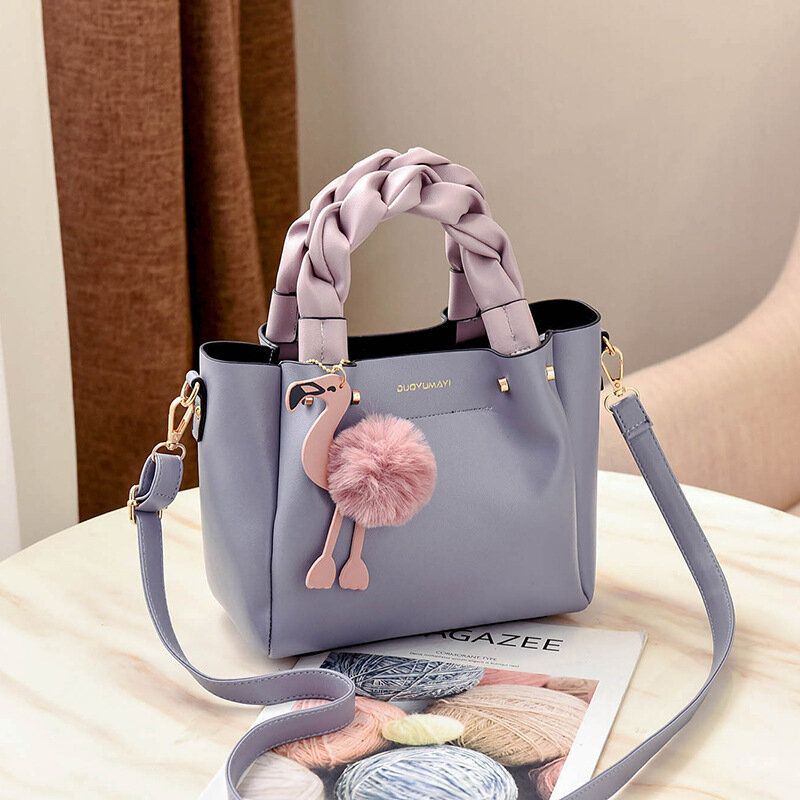 Naisten Muoti Käsilaukku Crossbody Laukku Olkalaukku Flamingo Pendant Toe