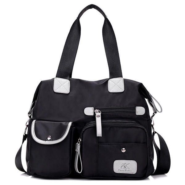 Naisten Nylon Kevyt Monitaskuinen Suuri Tilavuus Käsilaukut Crossbody Laukut