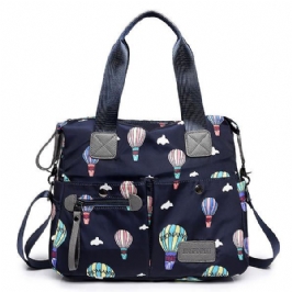 Naisten Nylon Multi Pocket Vedenpitävä Kevyt Käsilaukku Olkalaukku Crossbody