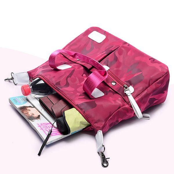 Naisten Nylon Naamiointi Kantalaukut Edessä Taskut Olkalaukut Crossbody Laukut