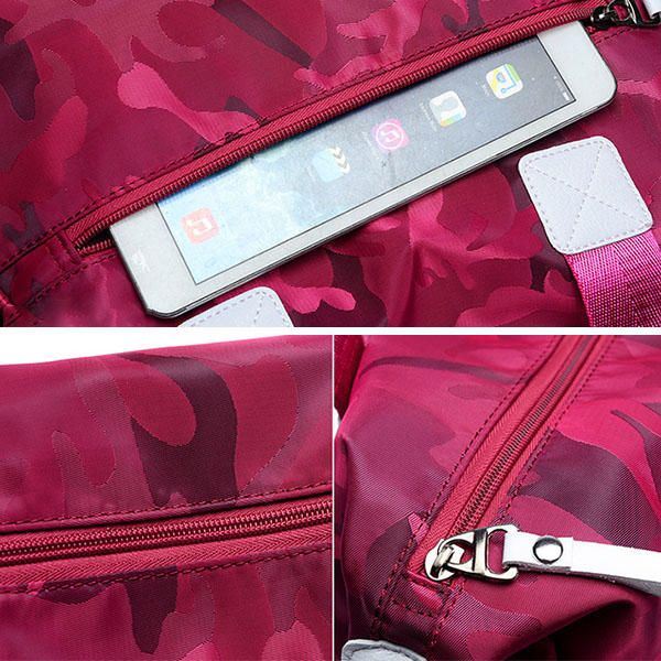 Naisten Nylon Naamiointi Kantalaukut Edessä Taskut Olkalaukut Crossbody Laukut