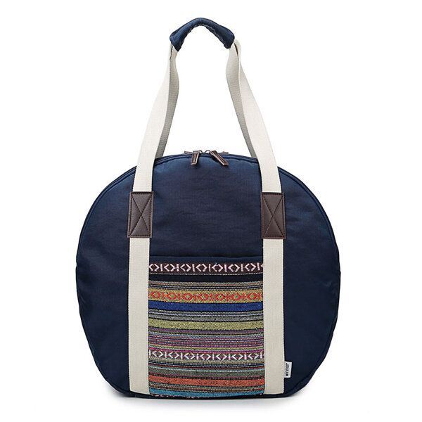 Naisten Oxford Kangaskäsilaukku Vedenpitävä Kansallinen Style Hang Bag Matkalaukku Matkalaukku
