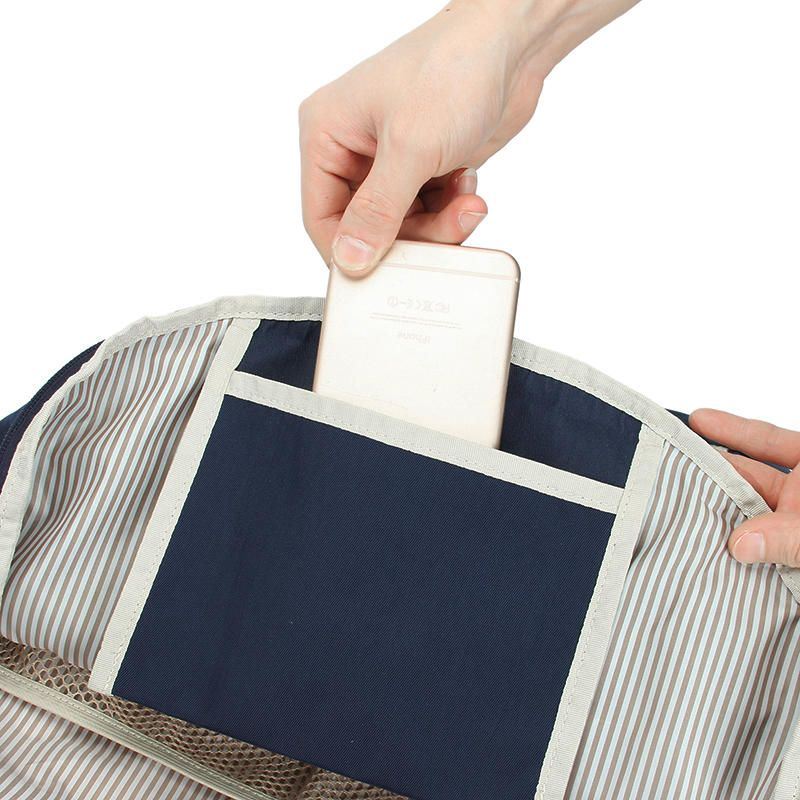 Naisten Oxford Kangaskäsilaukku Vedenpitävä Kansallinen Style Hang Bag Matkalaukku Matkalaukku