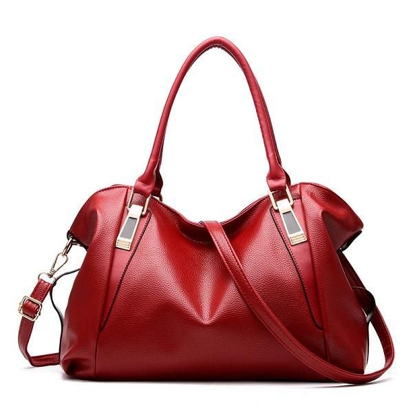Naisten Pu-nahkainen Käsilaukku Olkalaukku Crossbody-laukku