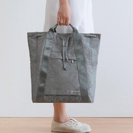 Naisten Vedenpitävä Suuren Kapasiteetin Kiristysnyörillinen Matkakäsilaukku Duffel Bag Reppu