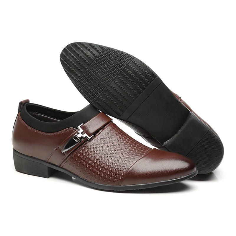 Big Size Men Nahka Casual Business Formal Oxfords