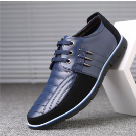 Big Size Miesten Microfiber Business Pehmeä Oxfords -nahkakengät