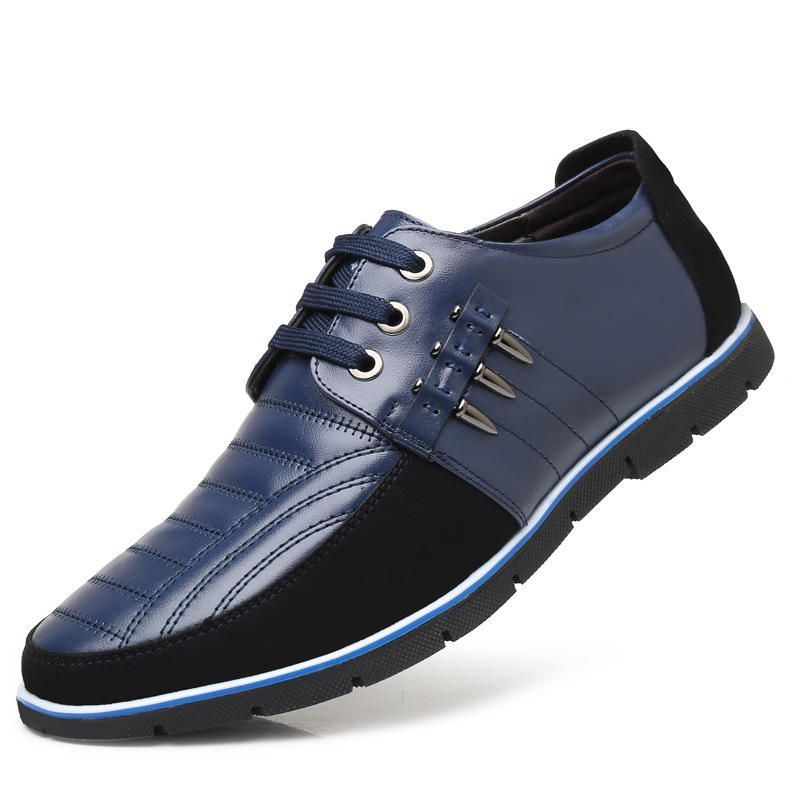 Big Size Miesten Microfiber Business Pehmeä Oxfords -nahkakengät