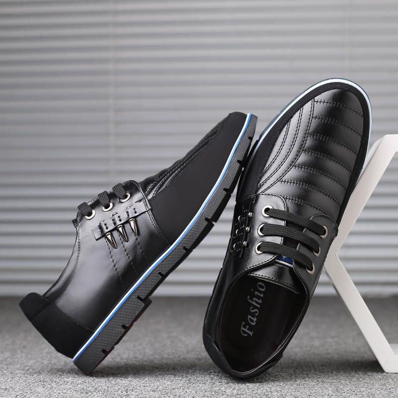 Big Size Miesten Microfiber Business Pehmeä Oxfords -nahkakengät