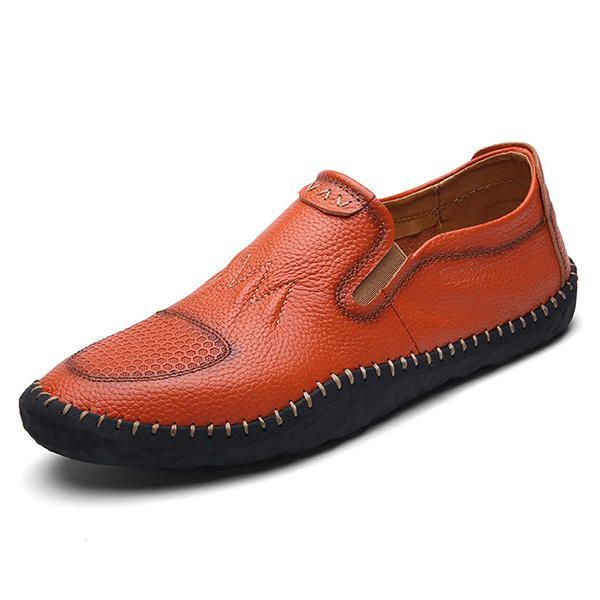 Casual Slip On Outdoor Miesten Oxfords Kengät Nahkaa
