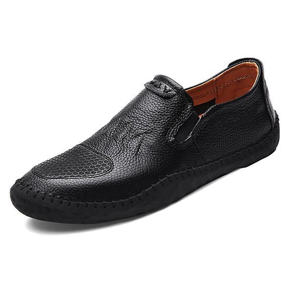 Casual Slip On Outdoor Miesten Oxfords Kengät Nahkaa
