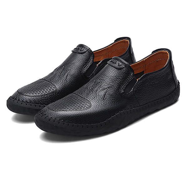 Casual Slip On Outdoor Miesten Oxfords Kengät Nahkaa