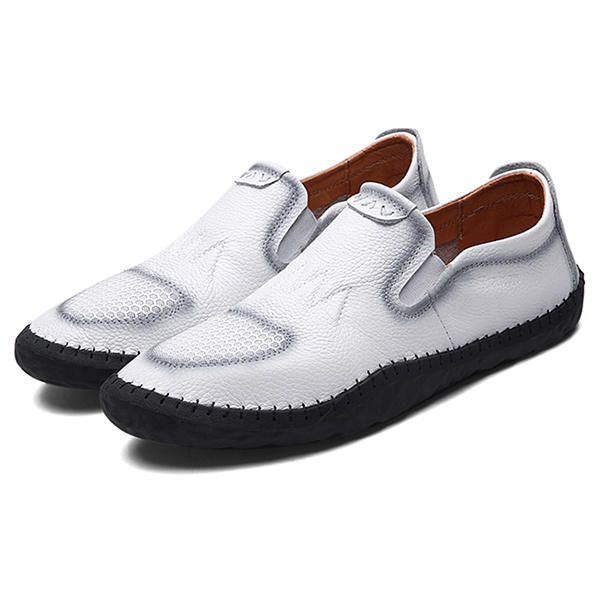 Casual Slip On Outdoor Miesten Oxfords Kengät Nahkaa
