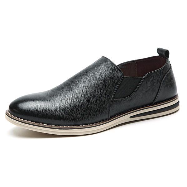 Miesten Aidosta Nahasta Valmistetut Rento Slip On Business Oxfords -kengät