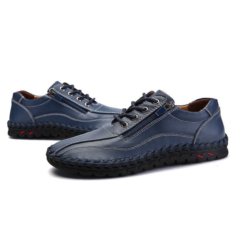 Miesten Aitoa Nahkaa Business Casual Oxfords