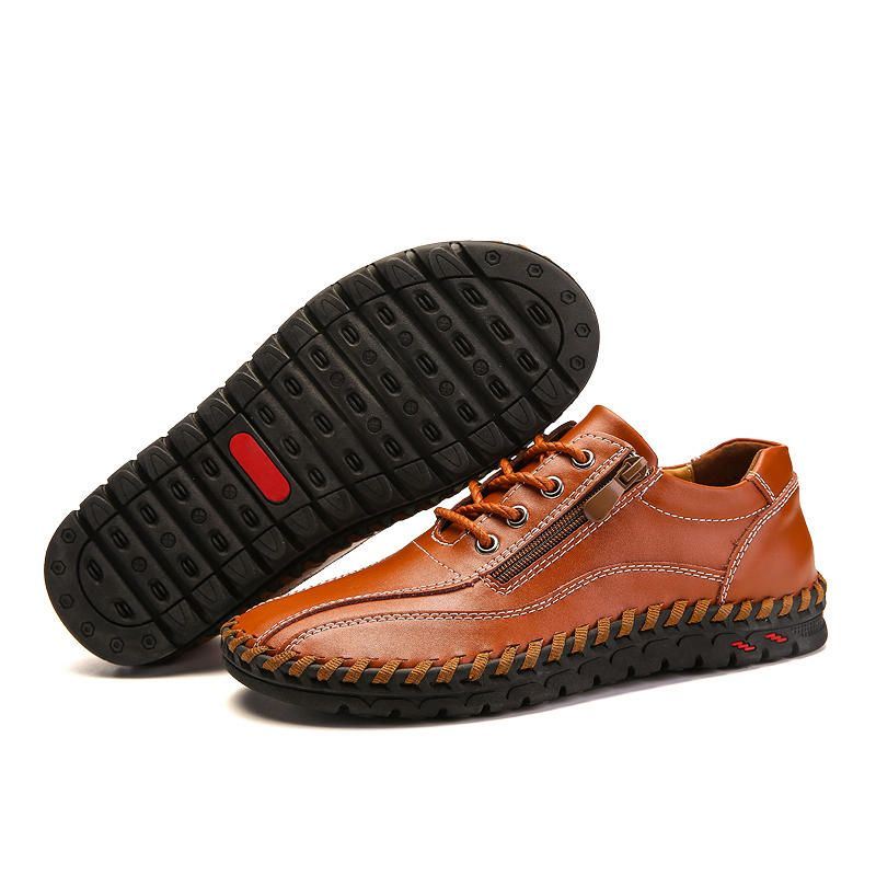 Miesten Aitoa Nahkaa Business Casual Oxfords
