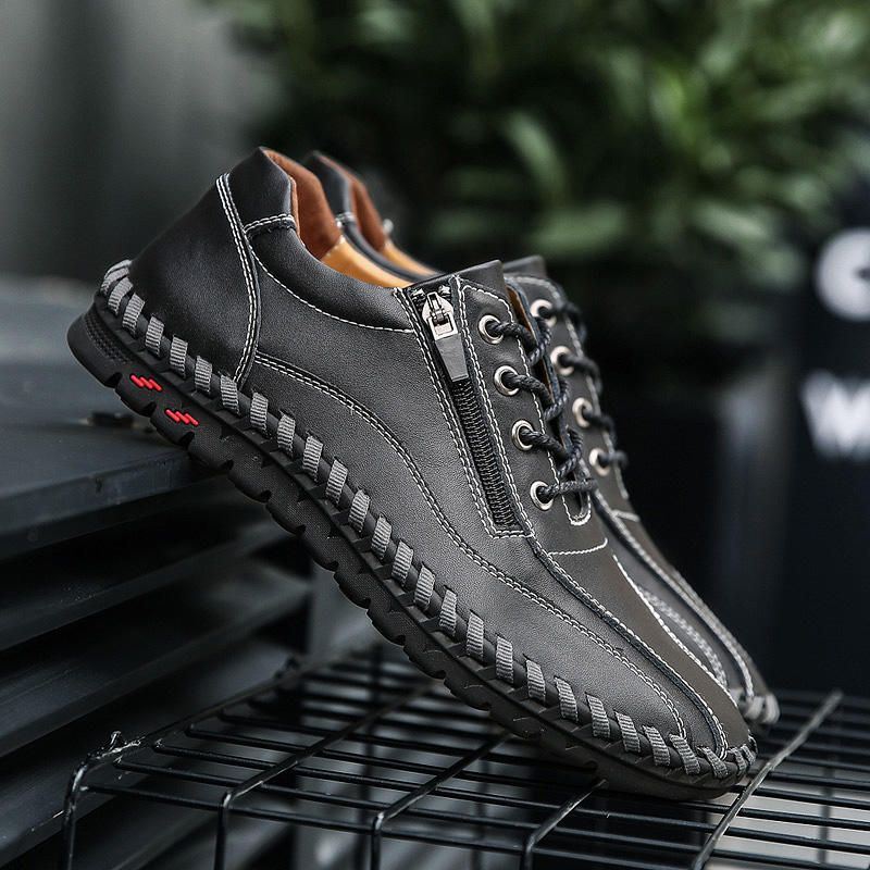 Miesten Aitoa Nahkaa Business Casual Oxfords
