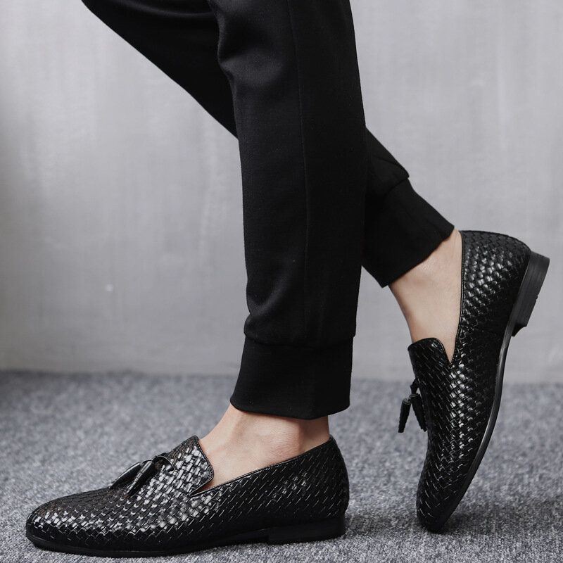 Miesten Aitoa Nahkaa Käärmekuvioinen Vapaa-aika Tyylikäs Business Oxfords