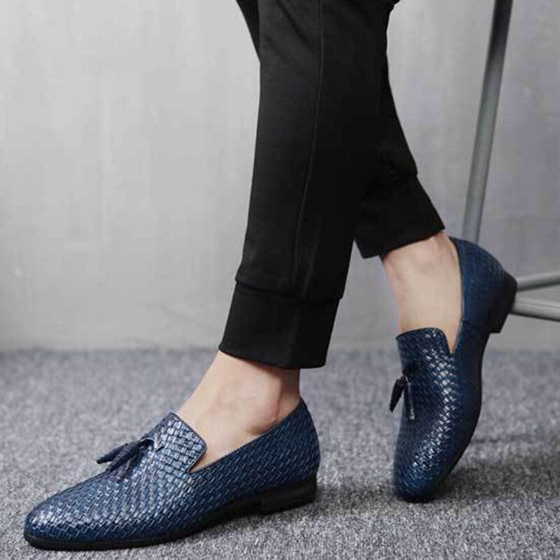 Miesten Aitoa Nahkaa Käärmekuvioinen Vapaa-aika Tyylikäs Business Oxfords
