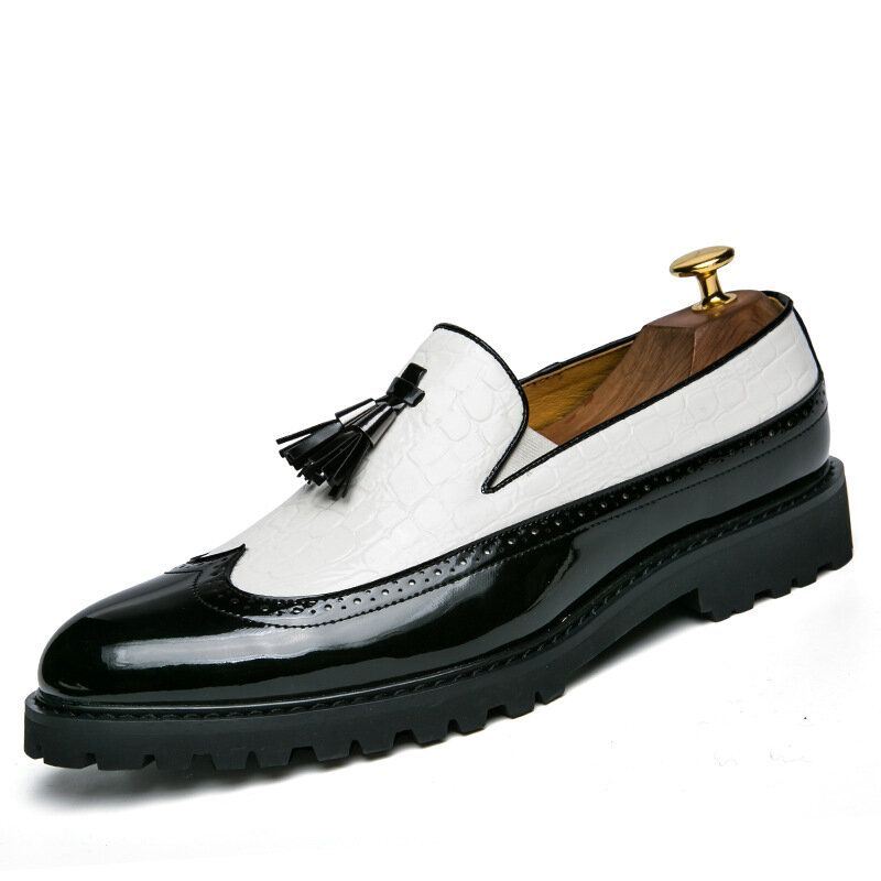 Miesten Aitoa Nahkaa Mauste Brogue Business Formal Oxfords