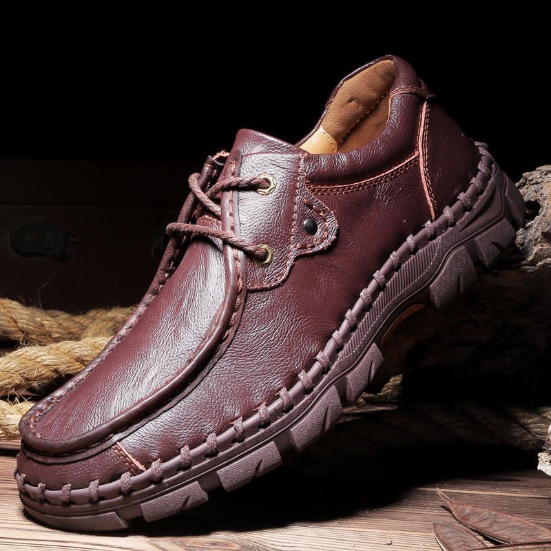 Miesten Aitoa Nahkaa Rento Business Oxfords