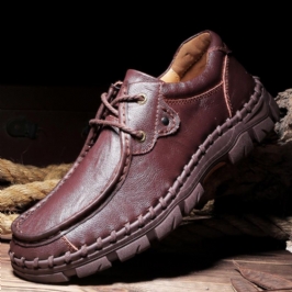 Miesten Aitoa Nahkaa Rento Business Oxfords