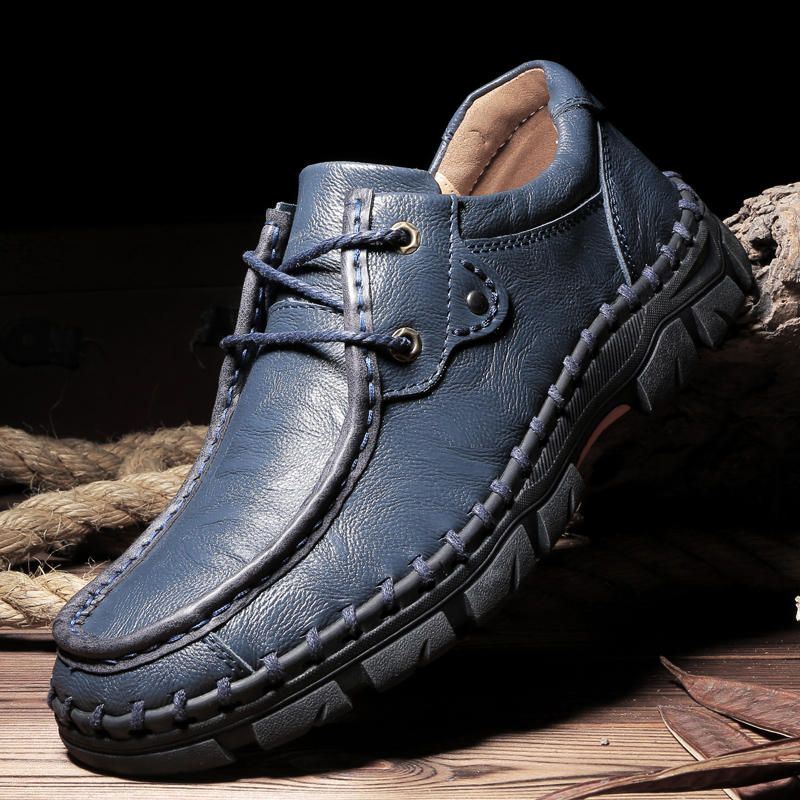 Miesten Aitoa Nahkaa Rento Business Oxfords