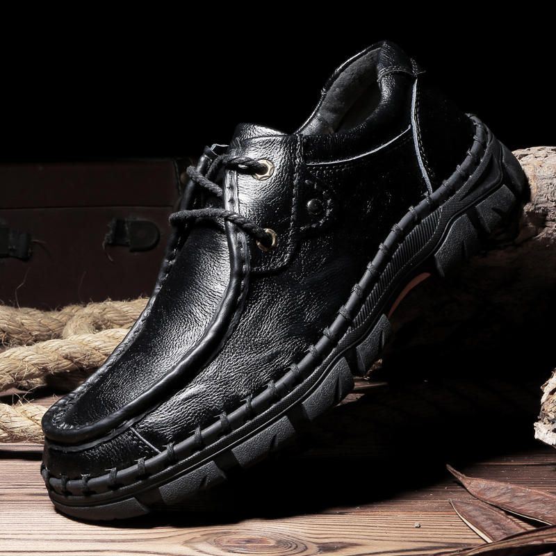 Miesten Aitoa Nahkaa Rento Business Oxfords