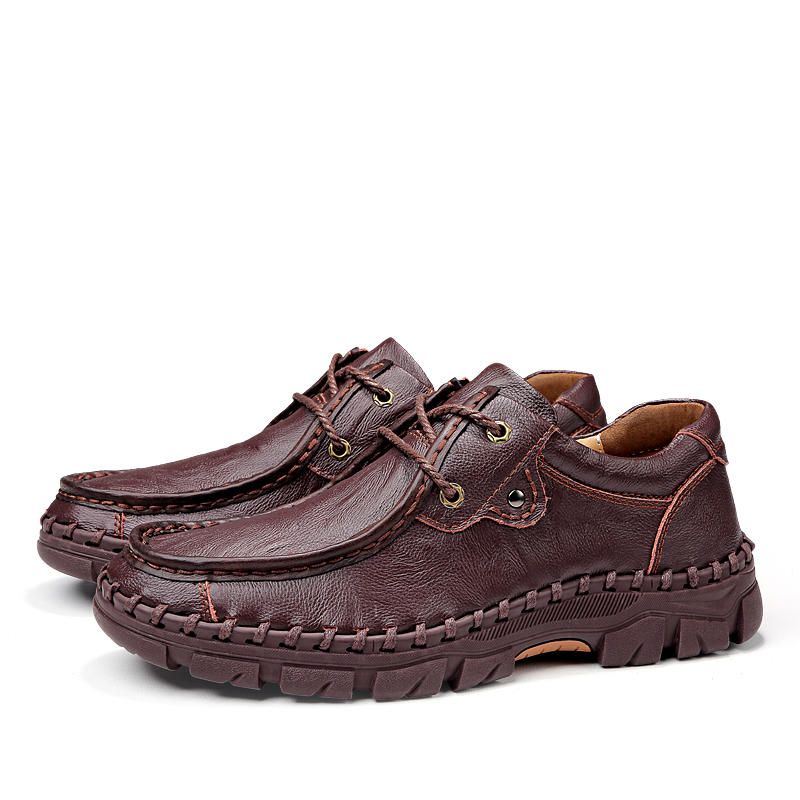 Miesten Aitoa Nahkaa Rento Business Oxfords