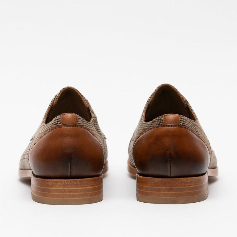 Miesten British Style Cap Toe Mukavat Nauhoitusmuotoiset Mekkokengät