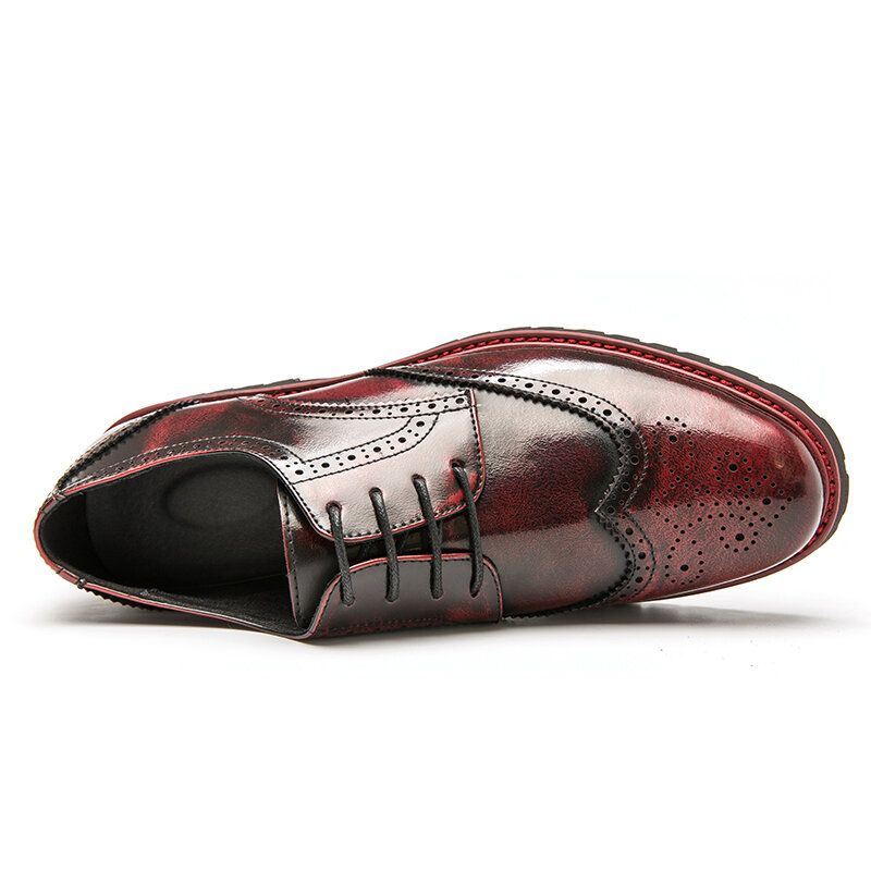 Miesten Brogue Craved Retro Gentleman Dress -kenkiä